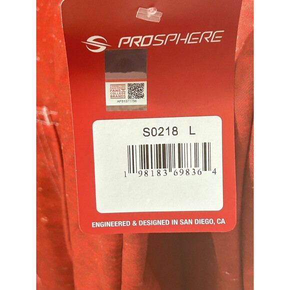 Prosphere Marist Unisex Large Red Full Zip Hooded Jacket NWT - Picture 7 of 10